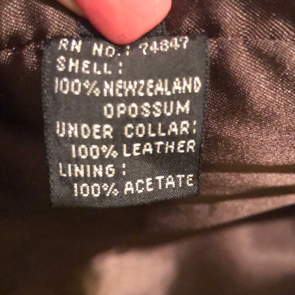 Andrew Mark two piece leather, jacket and vest. - Picture 13 of 13